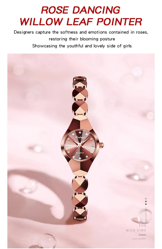 BINBOND 220 Women's Watch Waterproof High End Exquisite Bracelet Fashion Ins Style Light Luxury Quartz Watches for Woman ЧаŃŃ