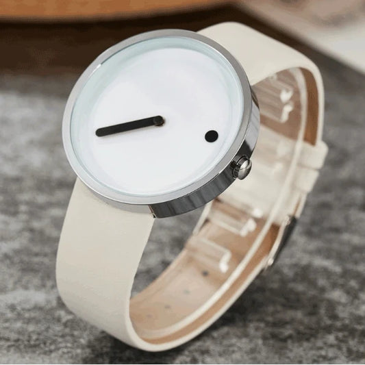 Men's Watch Korean Edition Student Simple New Concept Watch Trendy Male Trendy Women's Versatile Belt Fashion Quartz Watch