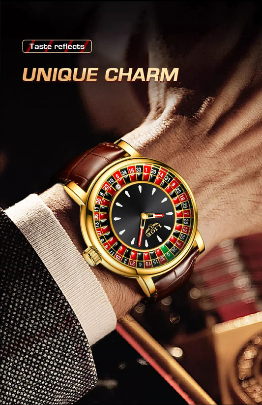 LIGE Business Watch Men Top Brand Luxury Creative Dial Design Watch For Men Military Sport Waterproof Men's Quartz Wristwatch