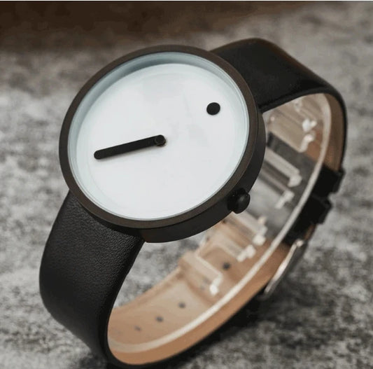 Men's Watch Korean Edition Student Simple New Concept Watch Trendy Male Trendy Women's Versatile Belt Fashion Quartz Watch
