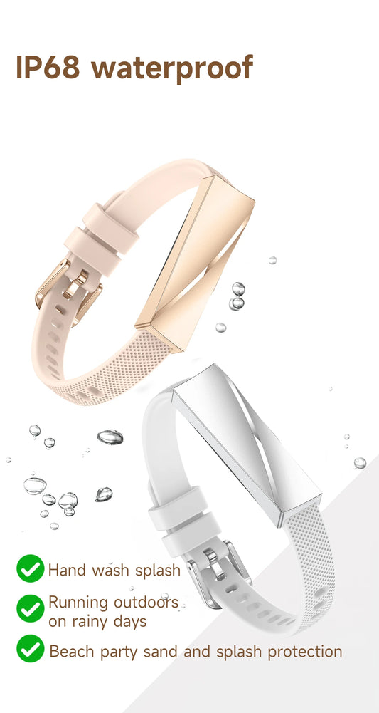LIGE New Lady Smart Bracelet For Gifts Real Time Heart Rate Call Reminder Waterproof Multi-sport Mode Couple Wristband Health