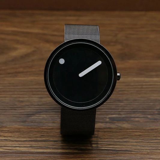Men's Watch Korean Edition Student Simple New Concept Watch Trendy Male Trendy Women's Versatile Belt Fashion Quartz Watch