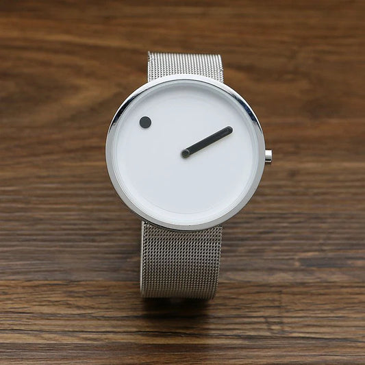 Men's Watch Korean Edition Student Simple New Concept Watch Trendy Male Trendy Women's Versatile Belt Fashion Quartz Watch
