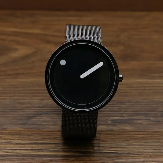 Men's Watch Korean Edition Student Simple New Concept Watch Trendy Male Trendy Women's Versatile Belt Fashion Quartz Watch