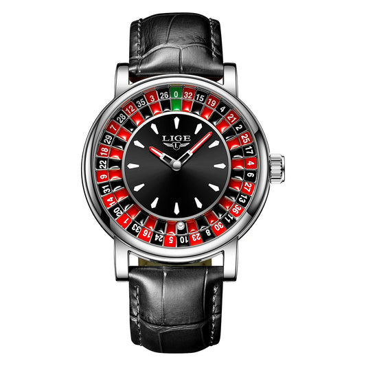 LIGE Business Watch Men Top Brand Luxury Creative Dial Design Watch For Men Military Sport Waterproof Men's Quartz Wristwatch