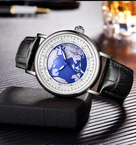 LIGE 2023 Top Luxury Brand Quartz Watch Men Leather Strap Military Watches 30ATM Waterproof Wristwatch Relogio Masculino 2023