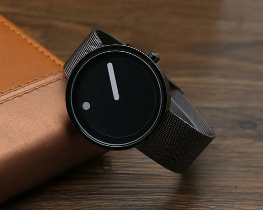 Men's Watch Korean Edition Student Simple New Concept Watch Trendy Male Trendy Women's Versatile Belt Fashion Quartz Watch